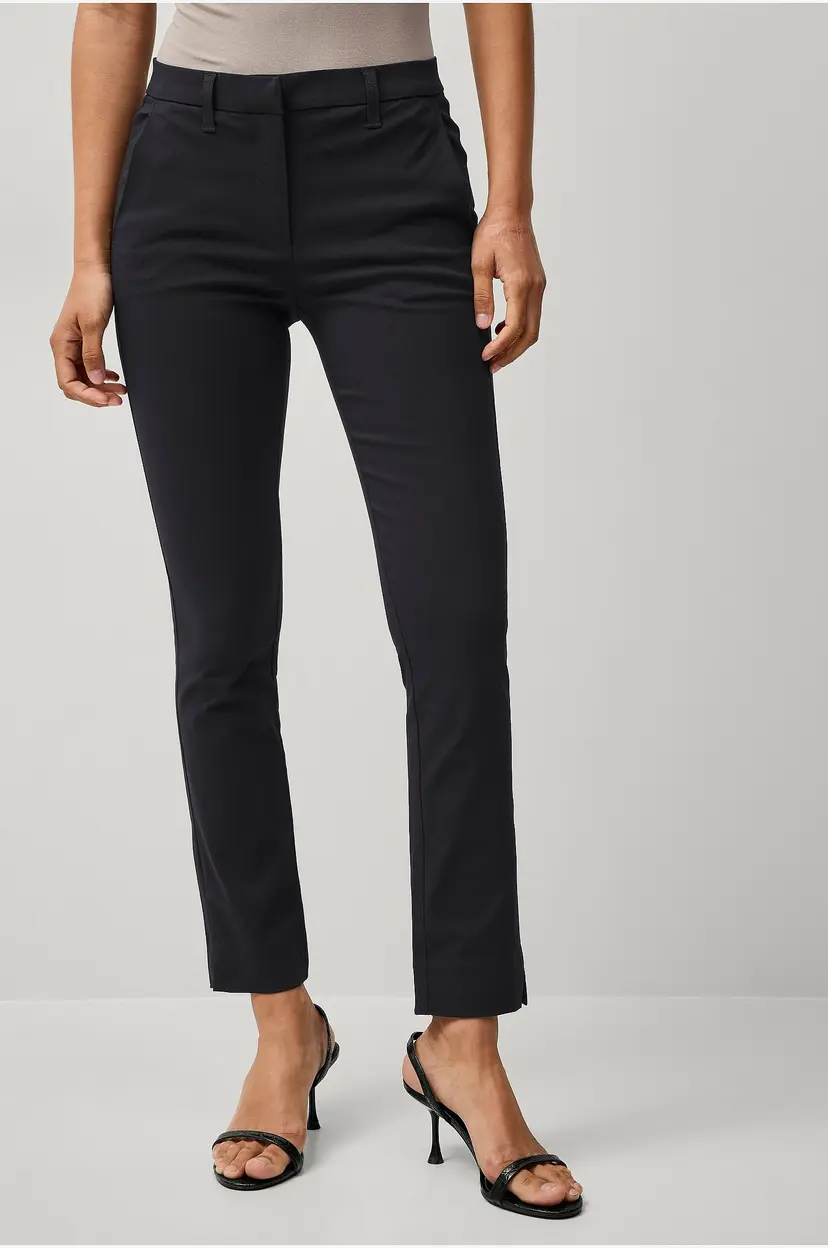 Ellos Collection Flexy Slim fit bukser i superstretch - Svart
