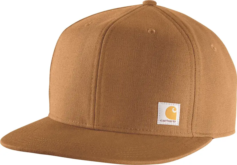 Carhartt Carhartt Men's Firm Duck Flat Brim Cap Carhartt® Brown