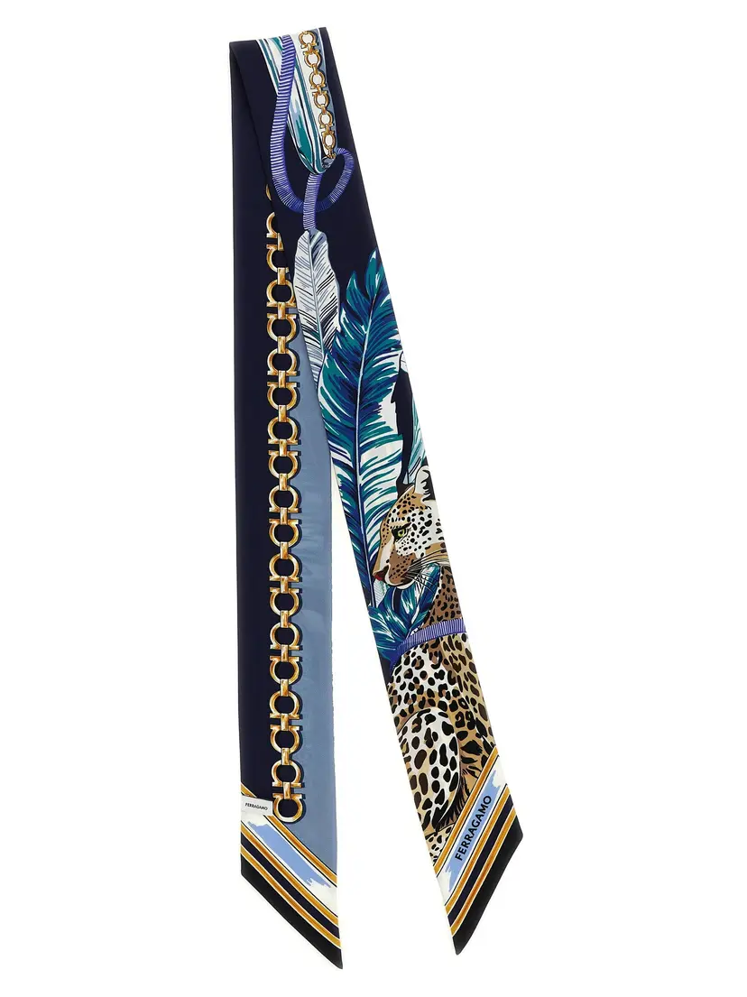 Ferragamo FERRAGAMO Skjerf – Blå