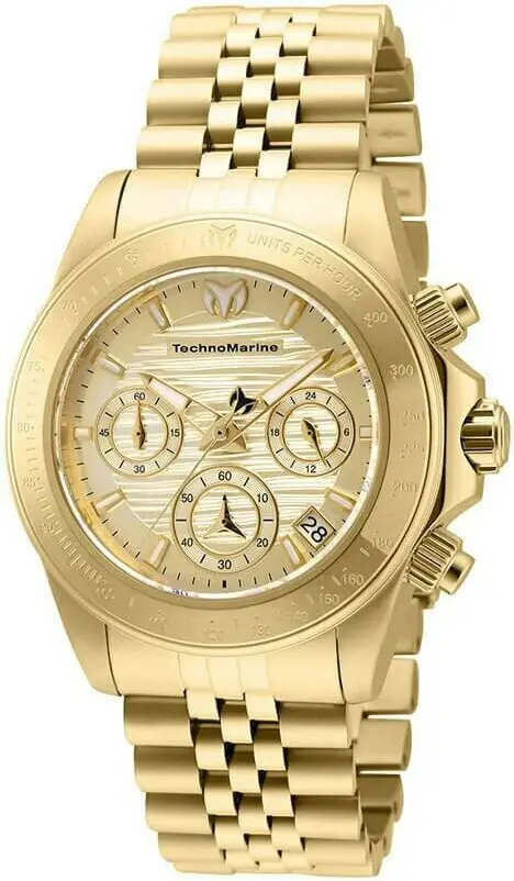 Technomarine Technomarine Dameklokke TM-219029 Manta Ray Gull/Gulltonet stål Ø38
