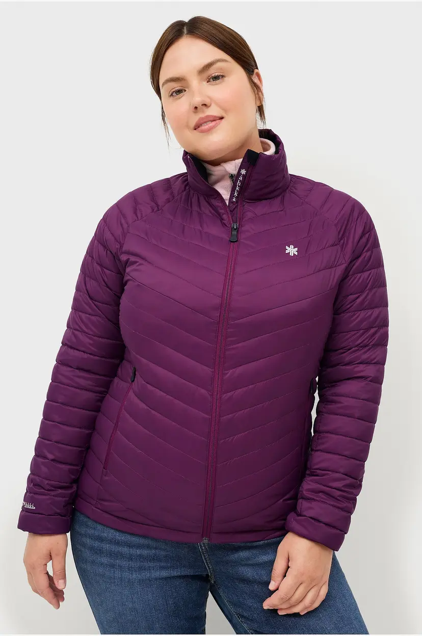 Áhkká Dunjakke Lt Weight W - Lilla