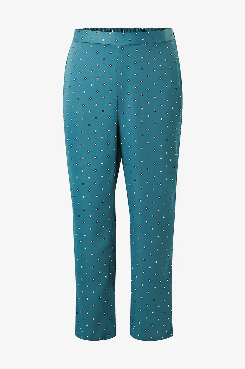 Zizzi Pysjbukser mSaly Long Pants - Grønn