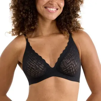 Sloggi Sloggi BH ZERO Feel Bliss Push-Up Bra Svart L+ Dame