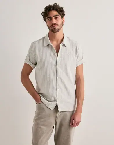 Samsøe Samsøe Samsøe Samsøe Avan Jx Shirt 14698 Stripete skjorter Beige