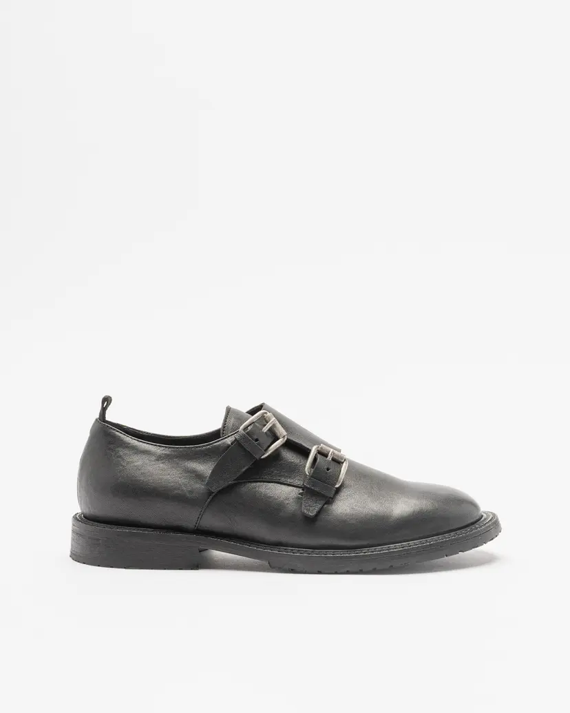 Ernesto Dolani Ernesto Dolani 9UTIM06 Black Monk Strap Shoes
