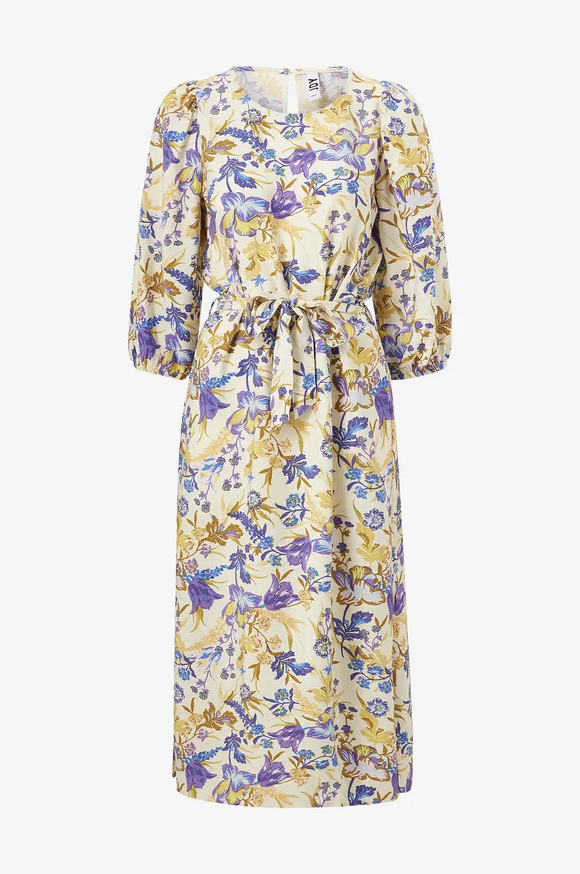 JDY Kjole jdyAdaline 3/4 Midi Dress Wvn - Flerfarget