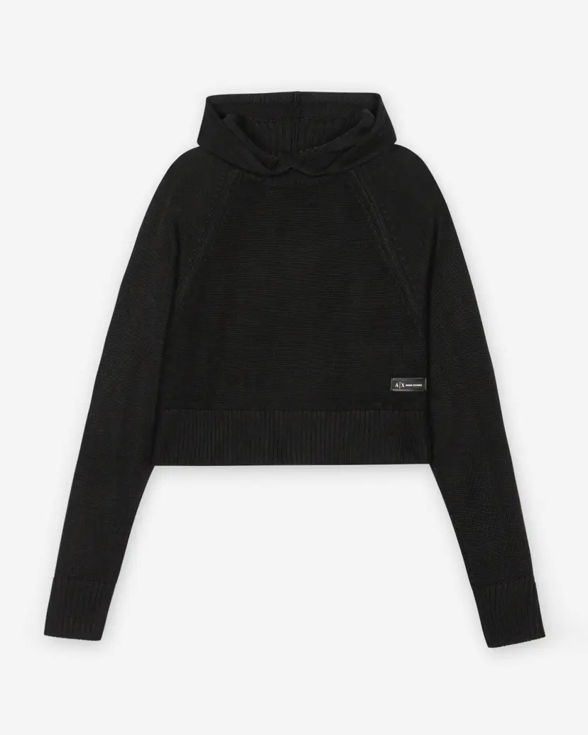Armani Exchange Armani Exchange XW000767 Black Cropped sweatshirt
