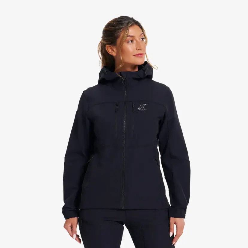 RevolutionRace Edge Stretch Jacket Dame Black