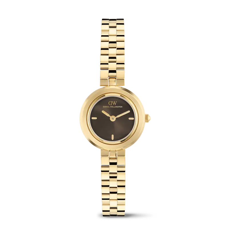 Daniel Wellington Gold 25mm Watch Aurea 3-link Amber | DW