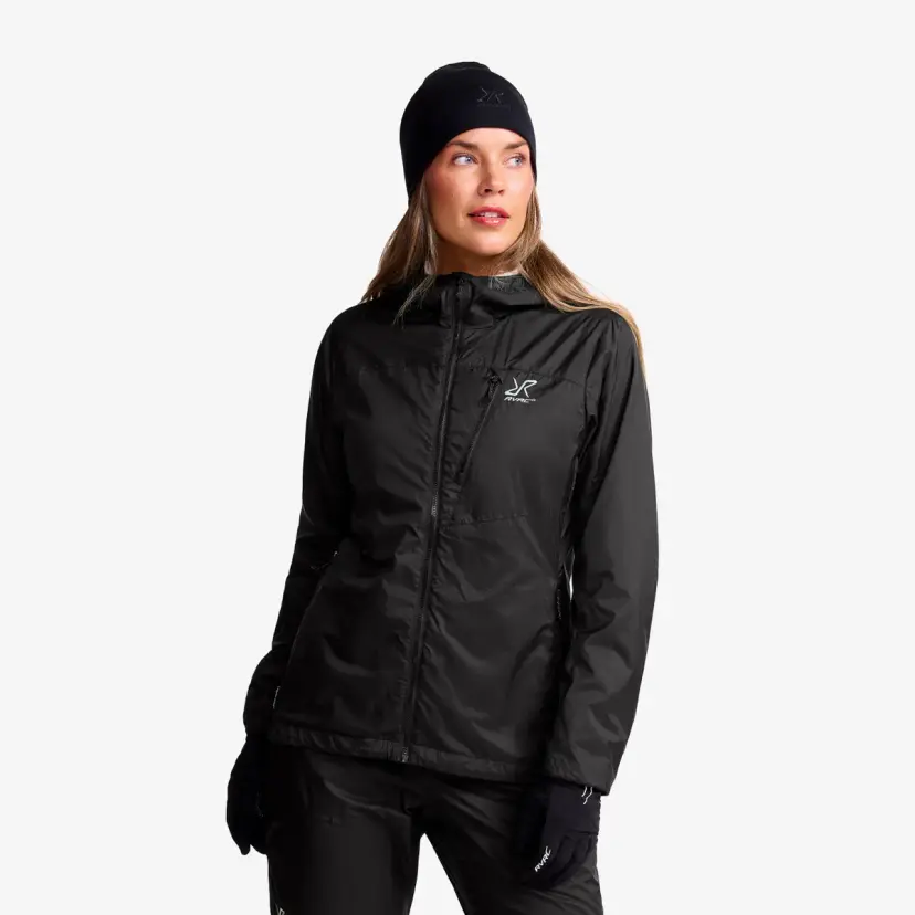 RevolutionRace Brisk Tech Fleece-lined Jacket Dame Black
