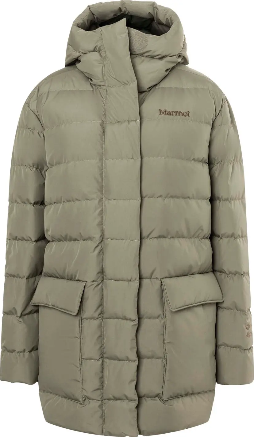 Marmot Marmot Women's Warmcube Gore-Tex Golden Mantle Jacket Vetiver