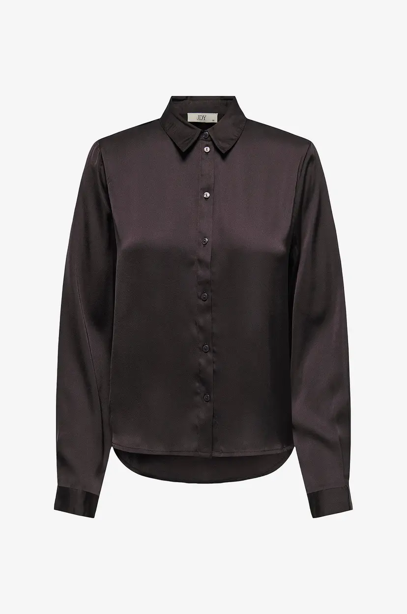 JDY Skjorte jdyFifi Life L/S Short Shirt Wvn - Brun