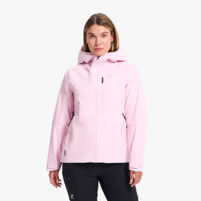 RevolutionRace Cyclone Light 3L Shell Jacket Dame Pink Mist