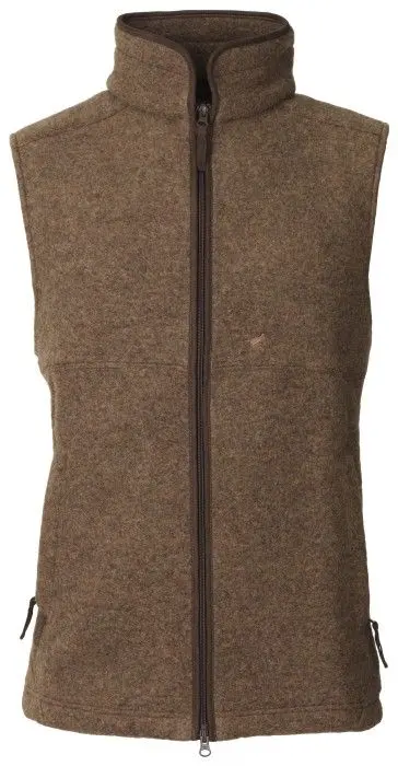 Laksen Laksen Isla Vest Fleece Wool Camel
