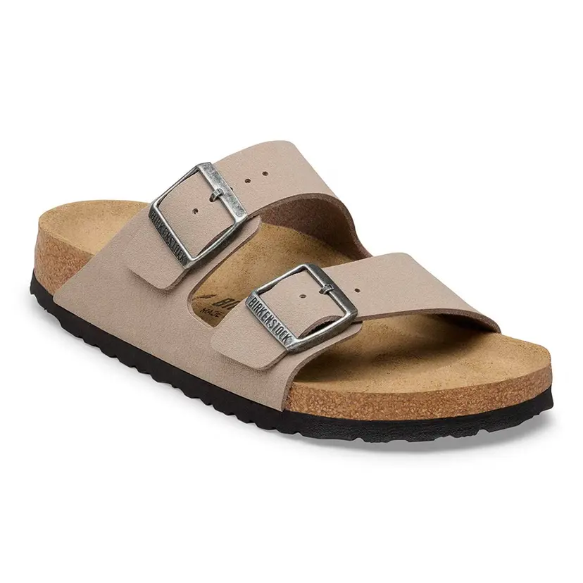 Birkenstock Birkenstock Arizona Birko-Flor Nubuk Narrow Gray Taupe