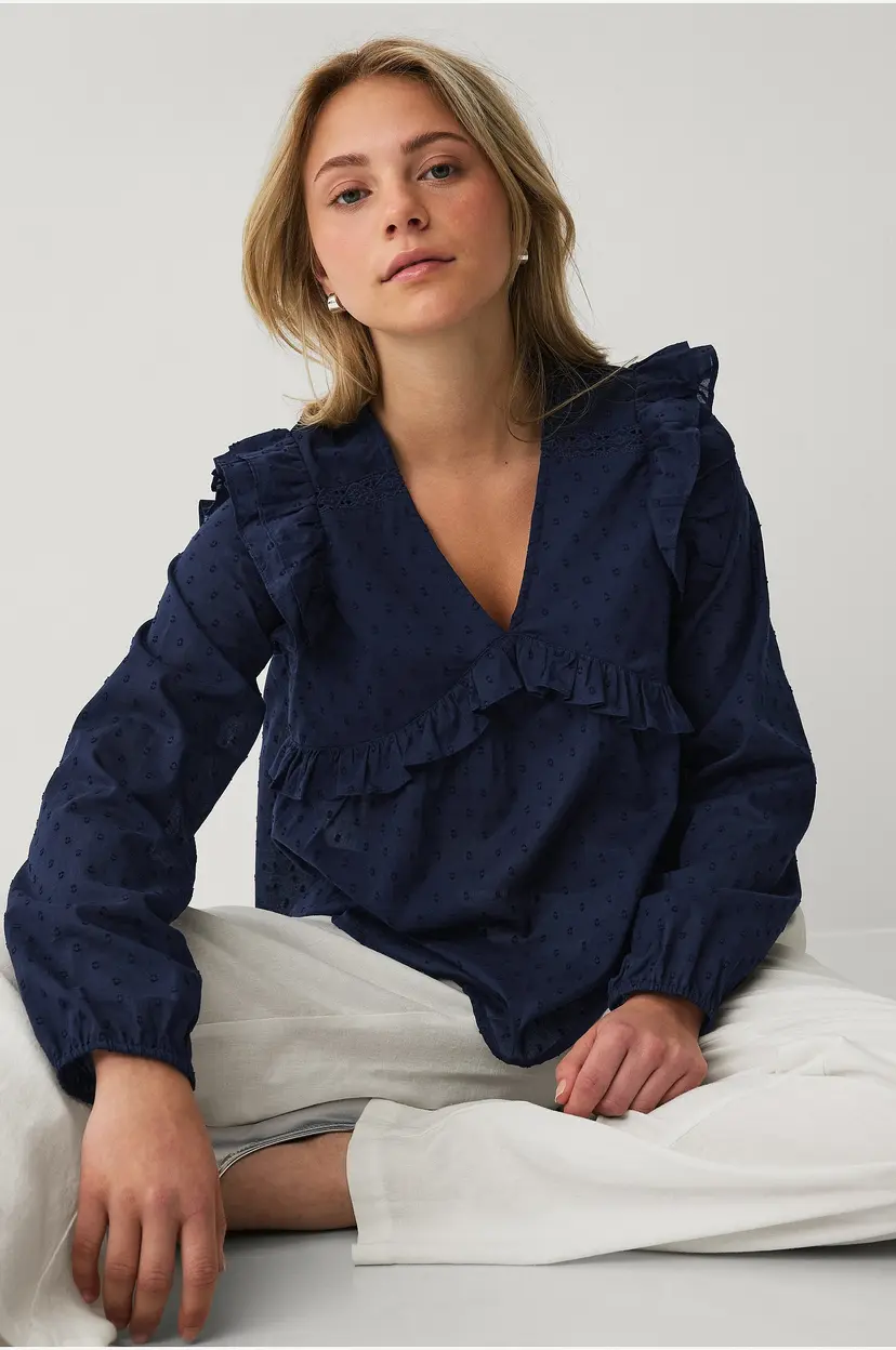 Ellos Collection Bluse - Blå