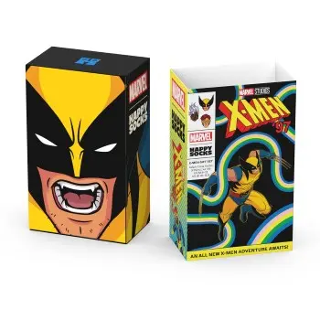 Happy Socks Happy socks Strømper 3P Marvel X-Men Gift Set Gul bomull Str 36/40