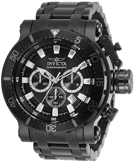 Invicta Invicta Herreklokke 32727 Coalition Forces Sort/Stål Ø52 mm