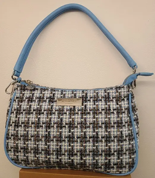 Rosemunde Rosemunde Virgo Bouclé Håndtaske Heaven Blue Mix