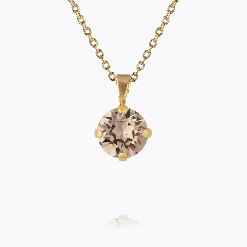 Caroline Svedbom Classic Petite Necklace Gold Greige