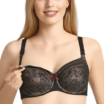 Anita Anita BH Fleur Underwire Nursing Bra Svart polyamid C 100 Dame