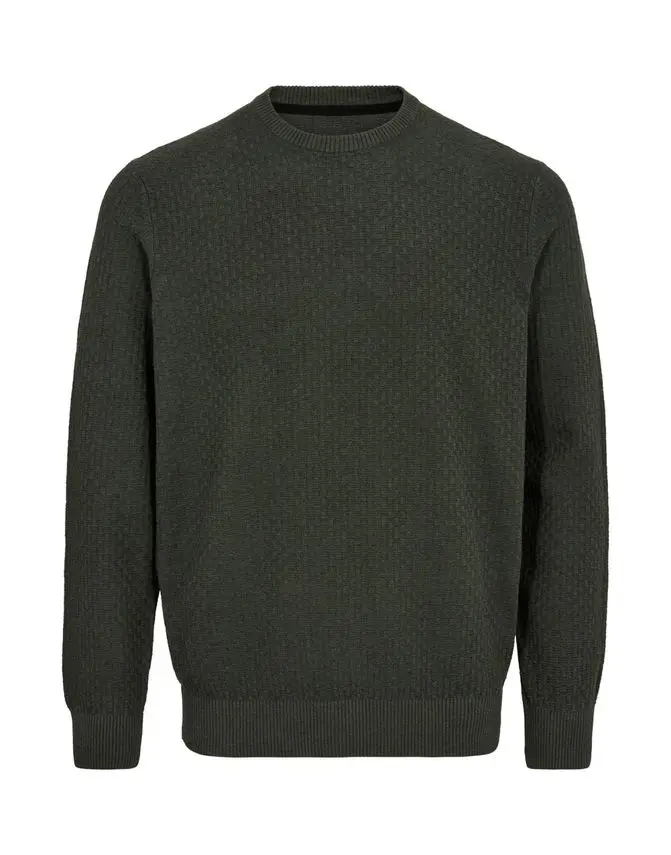 Black Blue Reg fit o-neck