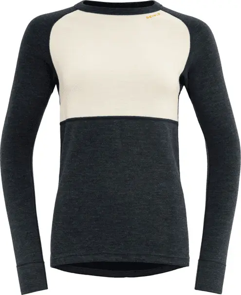 Devold Devold Women's Expedition Merino Silk Shirt Ink/offwhite