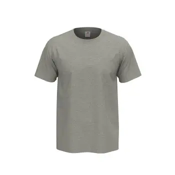 Stedman Stedman Comfort Men T-shirt Lysgrå bomull Large Herre