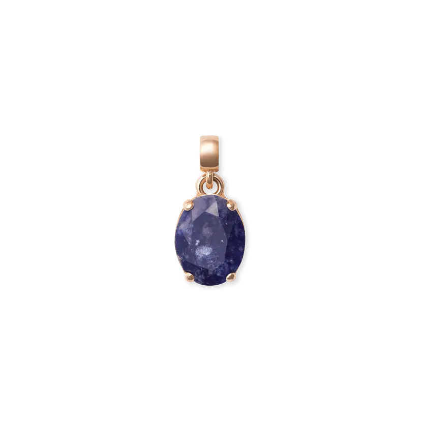 Daniel Wellington Rose Gold Charm Blue Spot Oval | DW