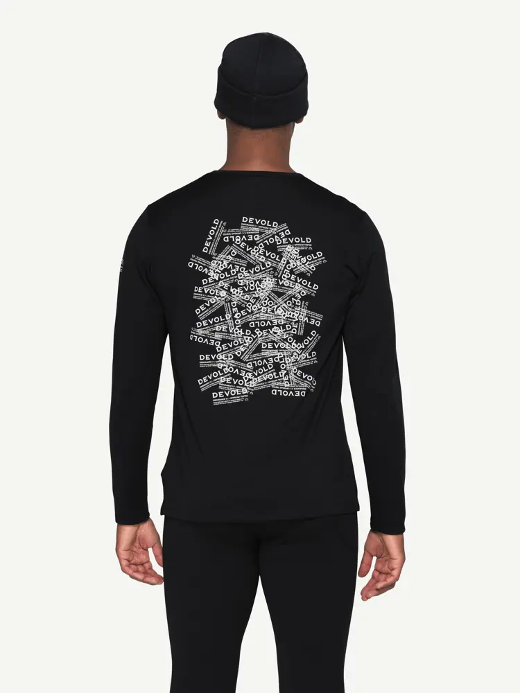 Devold Devold - Active Stamp Long Sleeves Herre - Large - Svart