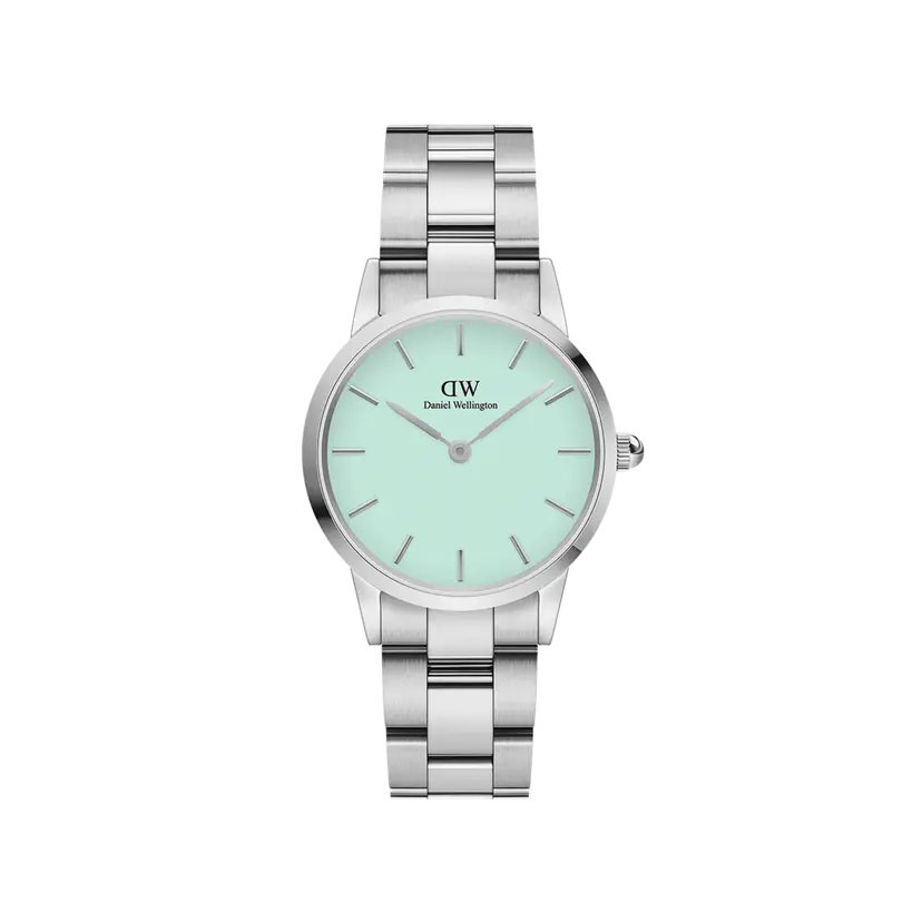 Daniel Wellington Silver 28mm Watch Iconic Link Mint | DW