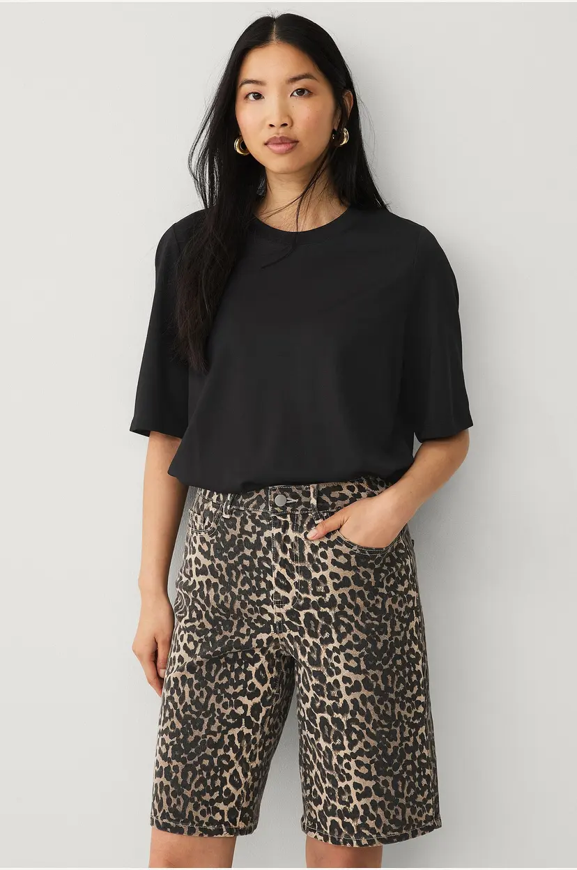 Vila Jeans-shorts viChia HW Long Denim Shorts - Brun