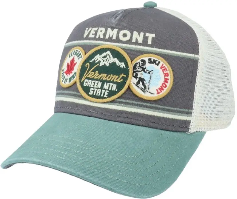 American Needle American Needle Vermont Domino Ivory/Cool Gray