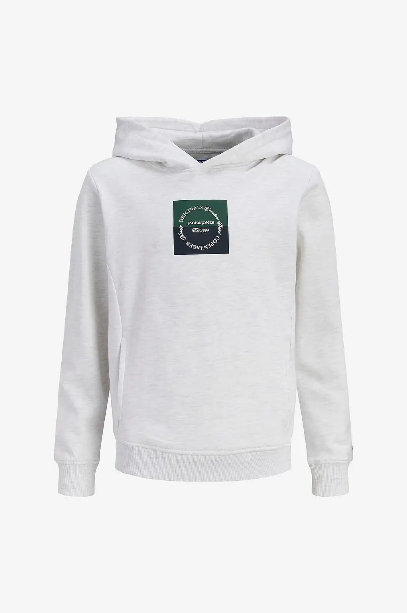 Jack & Jones Junior Hettegenser Jorcatskills Square - Grå