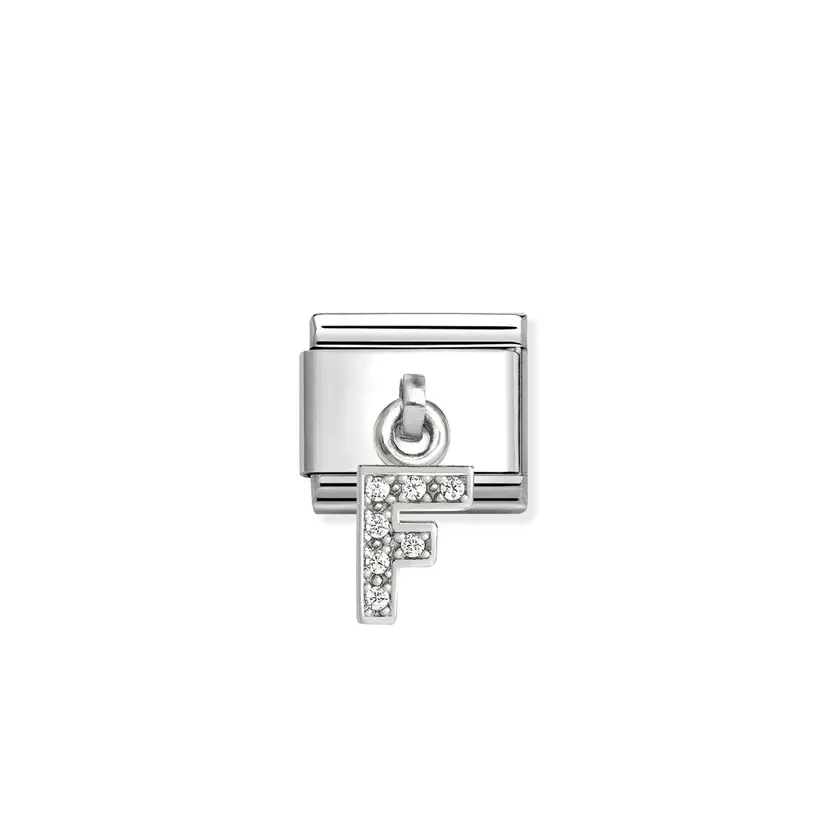 Nomination Charm Letter F