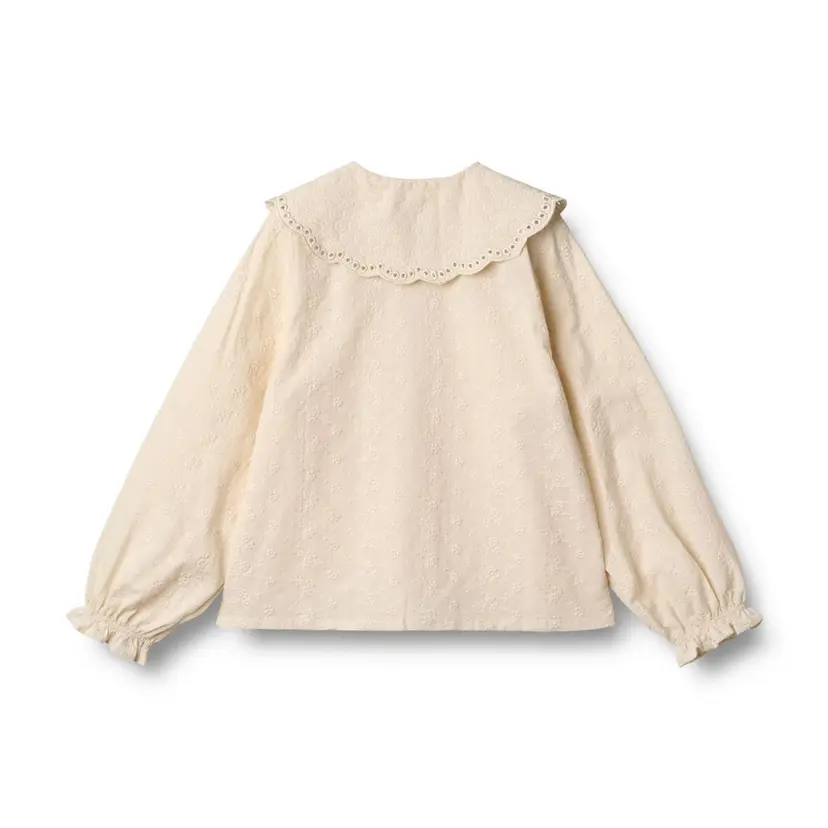 Wheat Wheat, Shirt L/S Flora, eggshell