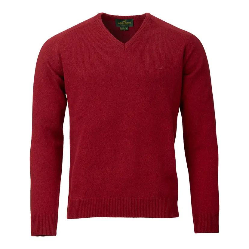 Laksen Laksen M's Trent V-Neck Wine