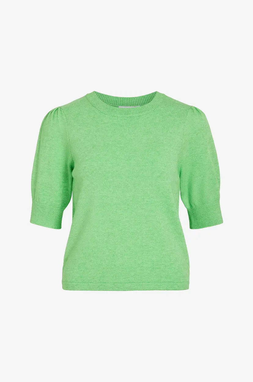 Vila Topp viRil 2/4 Sleeve O-neck - Grønn