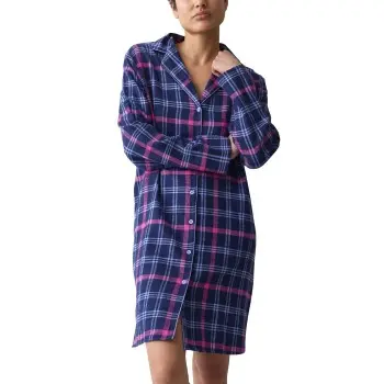 Triumph Triumph Boyfriend NDW X Checks Blå bomull 36 Dame