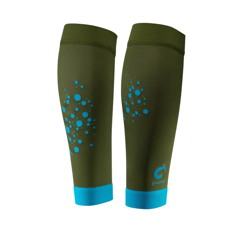 Gococo Compression Calf Sleeves Superior Olivgrön - L (Vadomkrets 40-45 cm)