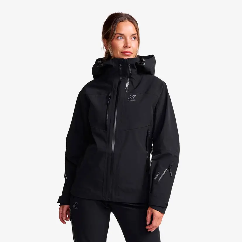 RevolutionRace Cyclone 3L Shell Jacket Dame Black