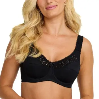 Damella Damella BH Classic Underwire Lace Bra Svart Dame