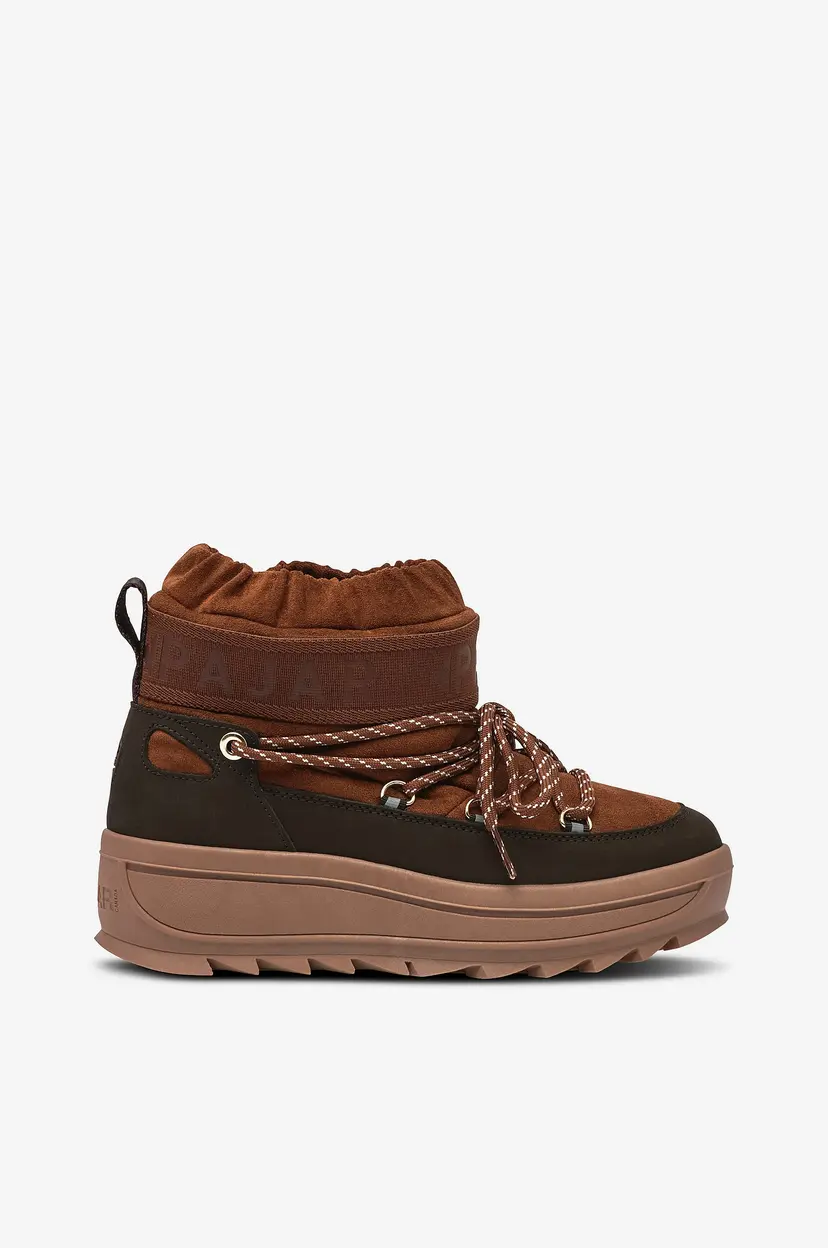 Pajar Vinterskoletter Galaxy Mini Suede - Brun