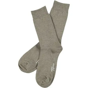 Topeco Topeco Strømper Men Classic Socks Plain Lysbrun  Str 39/41 Herre