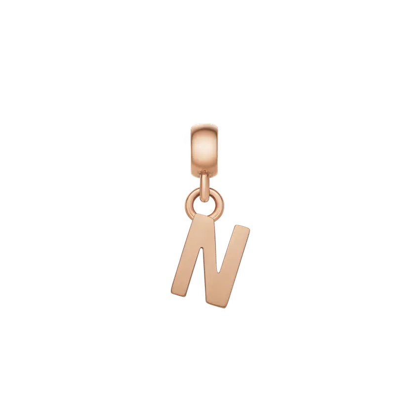 Daniel Wellington Rose Gold Charm Letter | DW