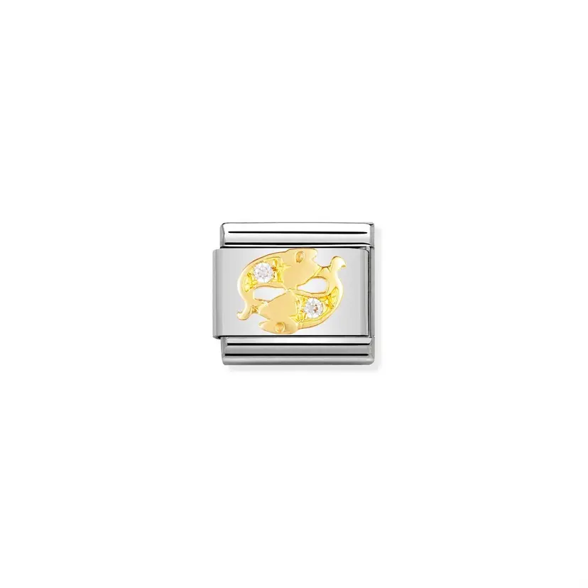 Nomination Cubic Zirconia Pisces