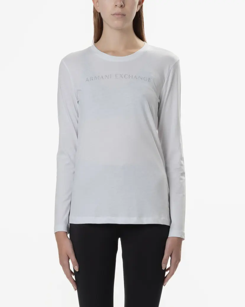 Armani Exchange Armani Exchange 6DYT38 White Long sleeve t-shirt