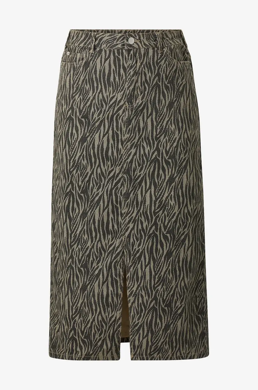 KAFFE Curve Denim skjørt kaLeonoma Denim Skirt - Svart