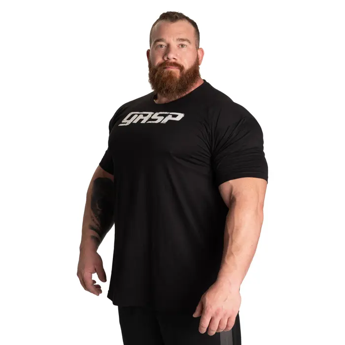 GASP Legacy Gym T-skjorte Svart Hvit