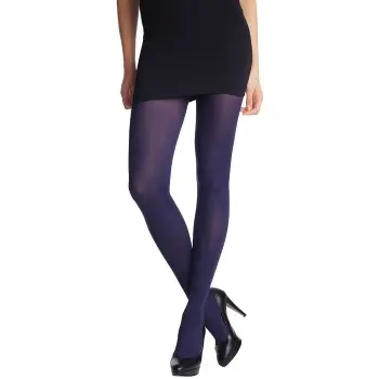 DIM DIM Strømpebukser Mod Pantyhose Opaque Velouté Marine polyamid XS/S Dame